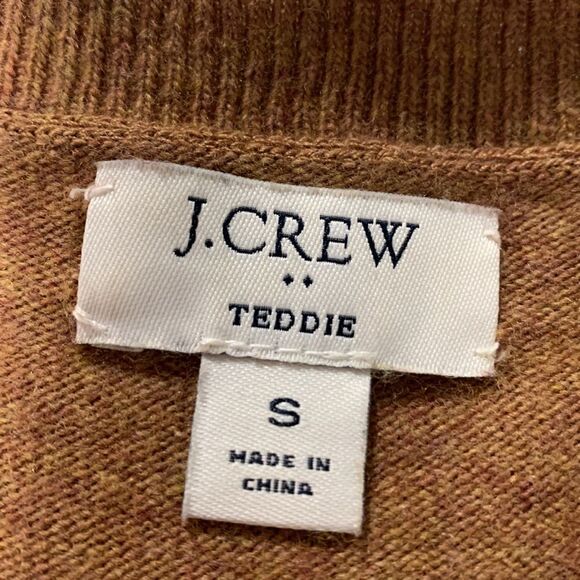J. CREW factory Teddie wool blend scoop neck sweater women’s sz Small - Picture 4 of 9